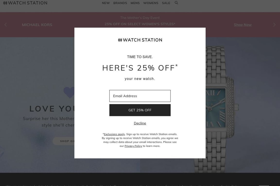 Watch Station homepage