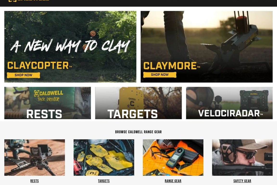 Caldwell Shooting homepage