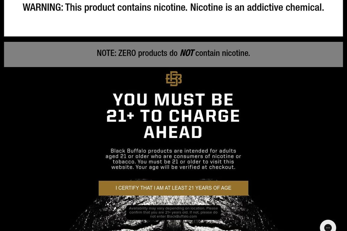 Black Buffalo homepage