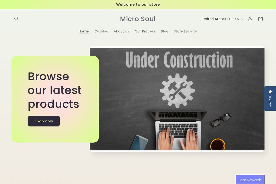 Canna Comforts homepage
