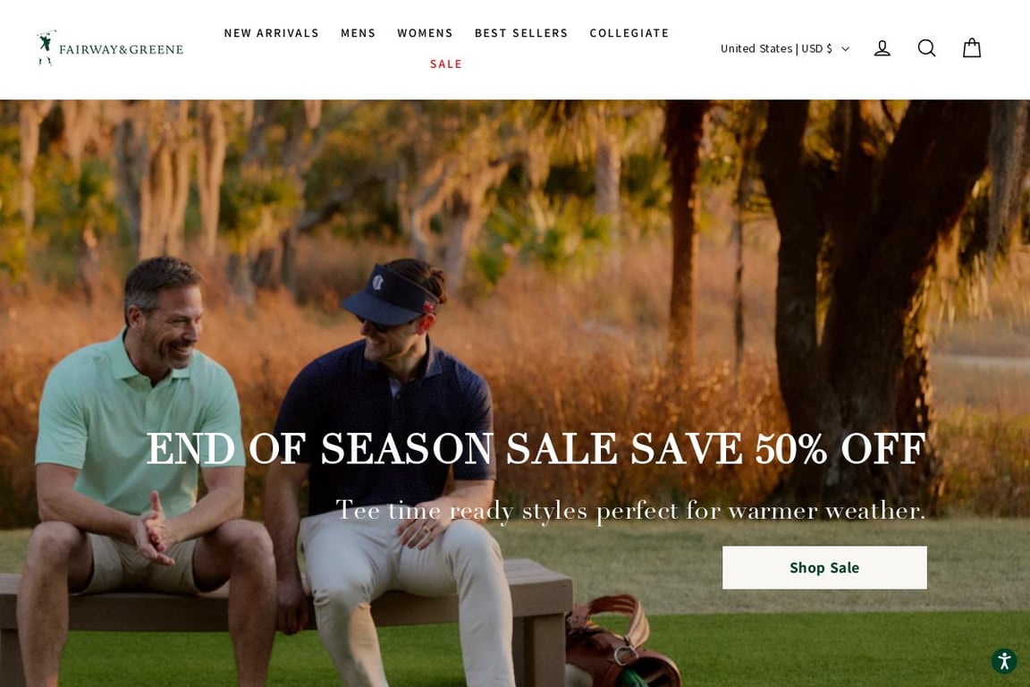 Fairway & Greene homepage