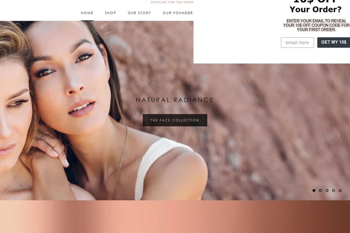 SAHARA ROSE homepage