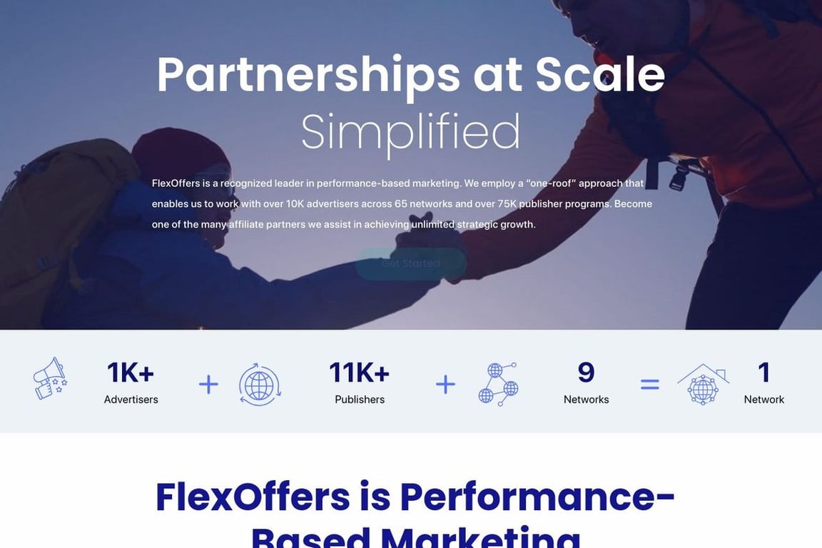 Forward affiliate program signup page