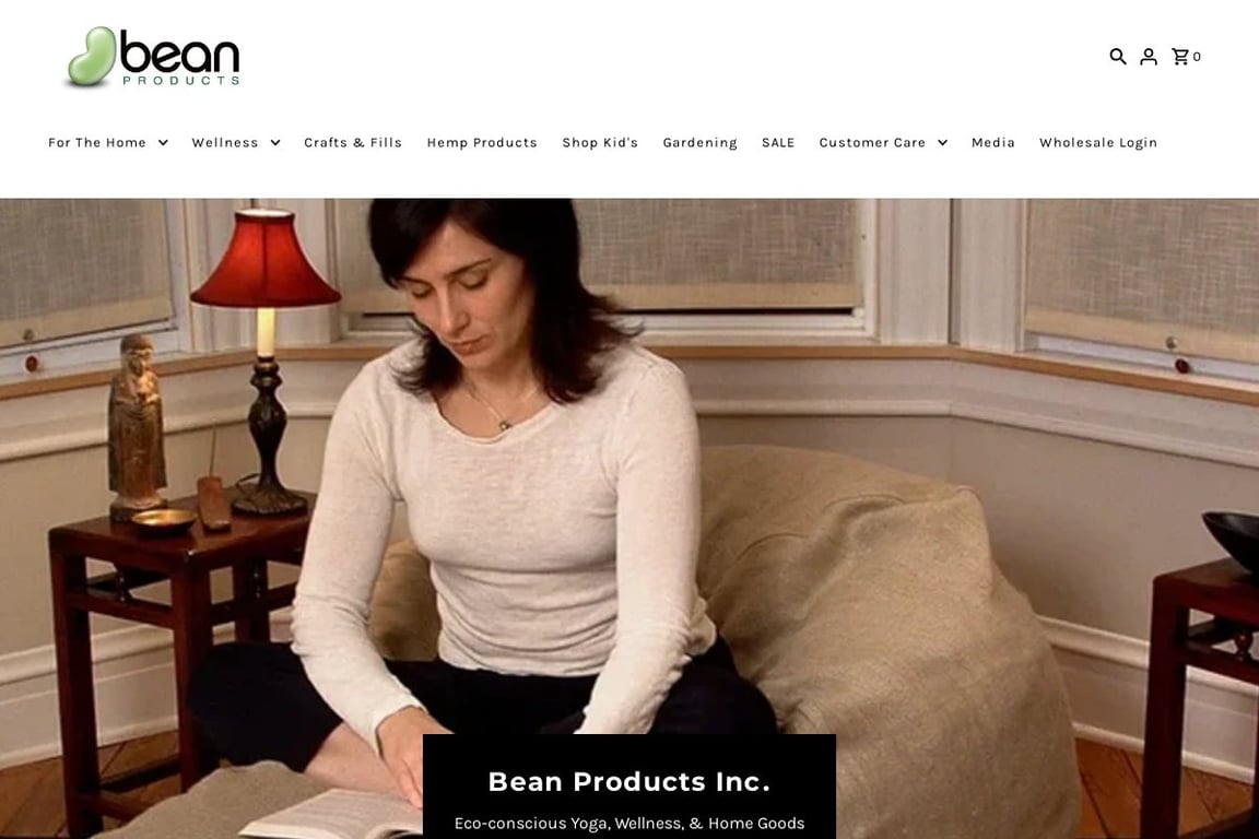 Bean Products homepage