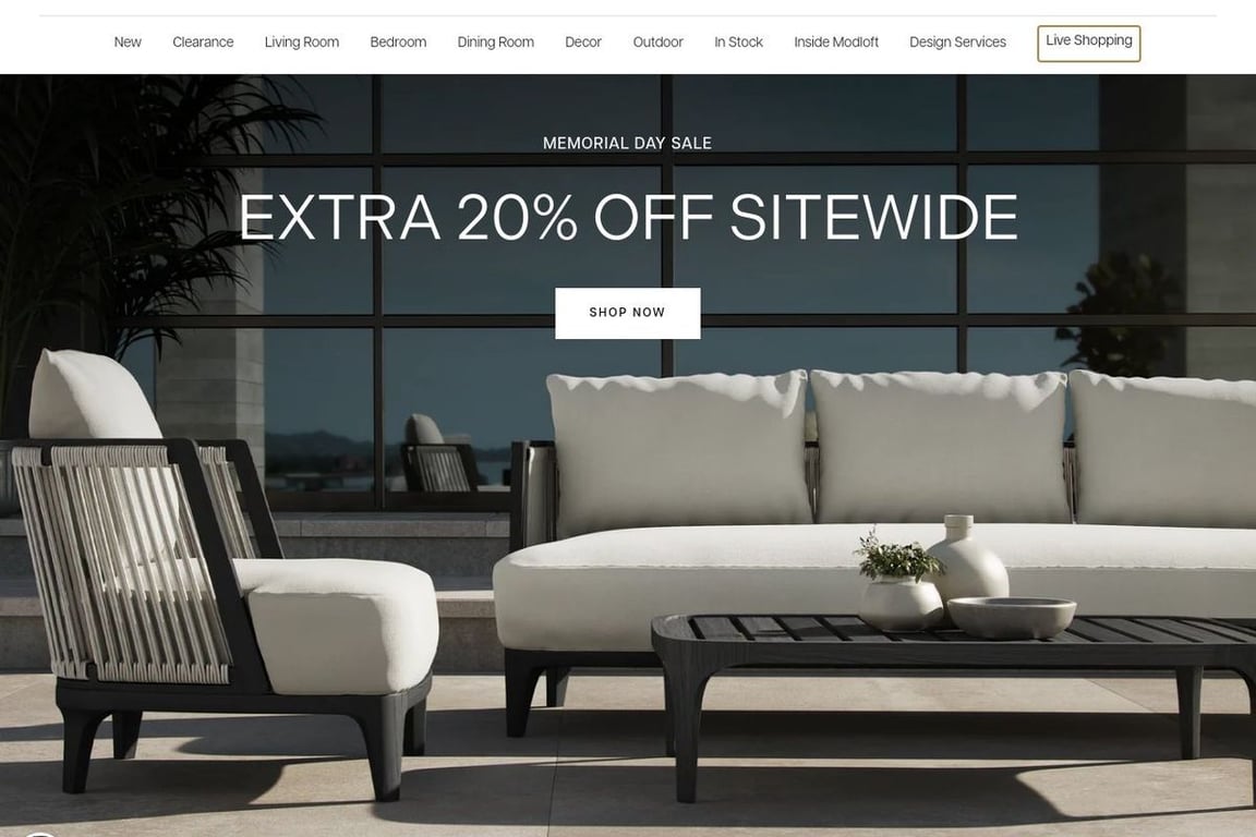 Modloft homepage