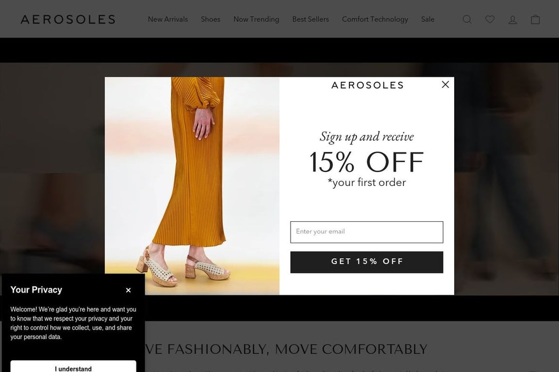 Aerosoles homepage