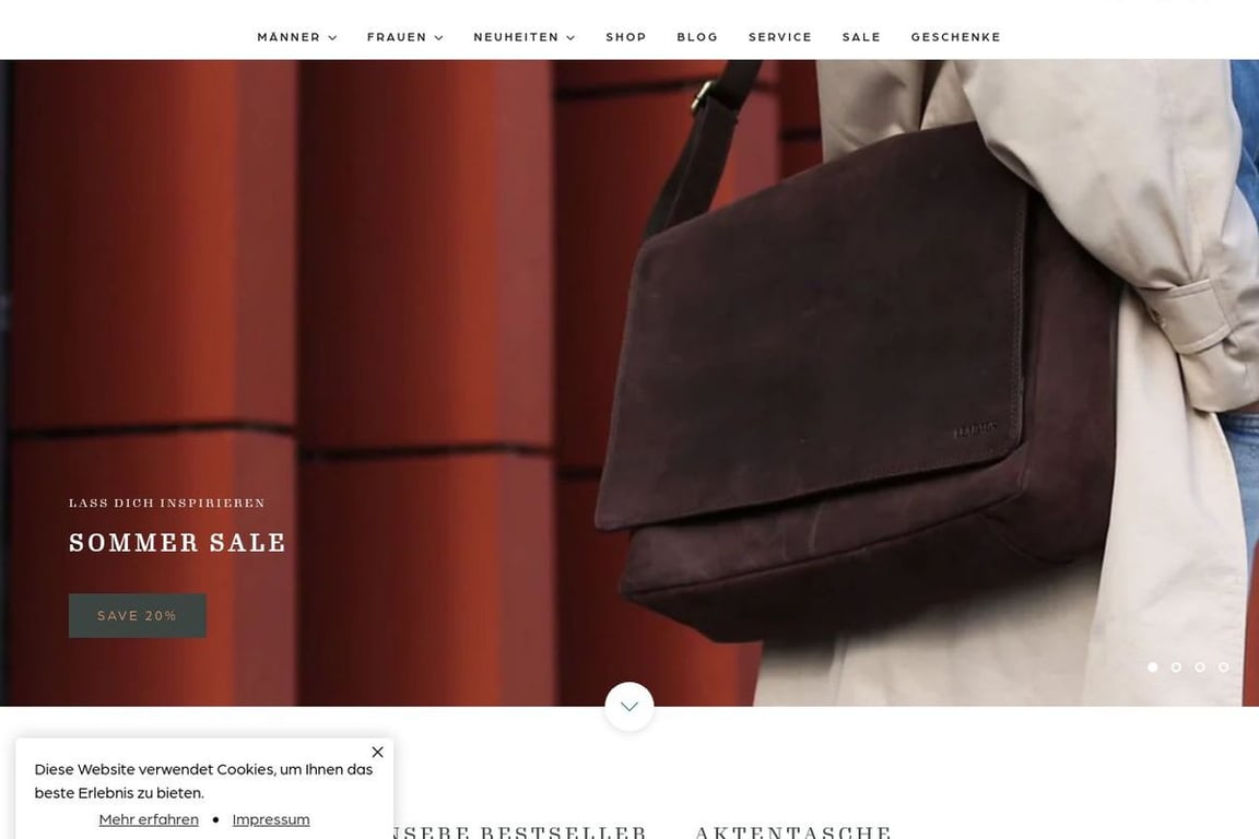 Leabags homepage