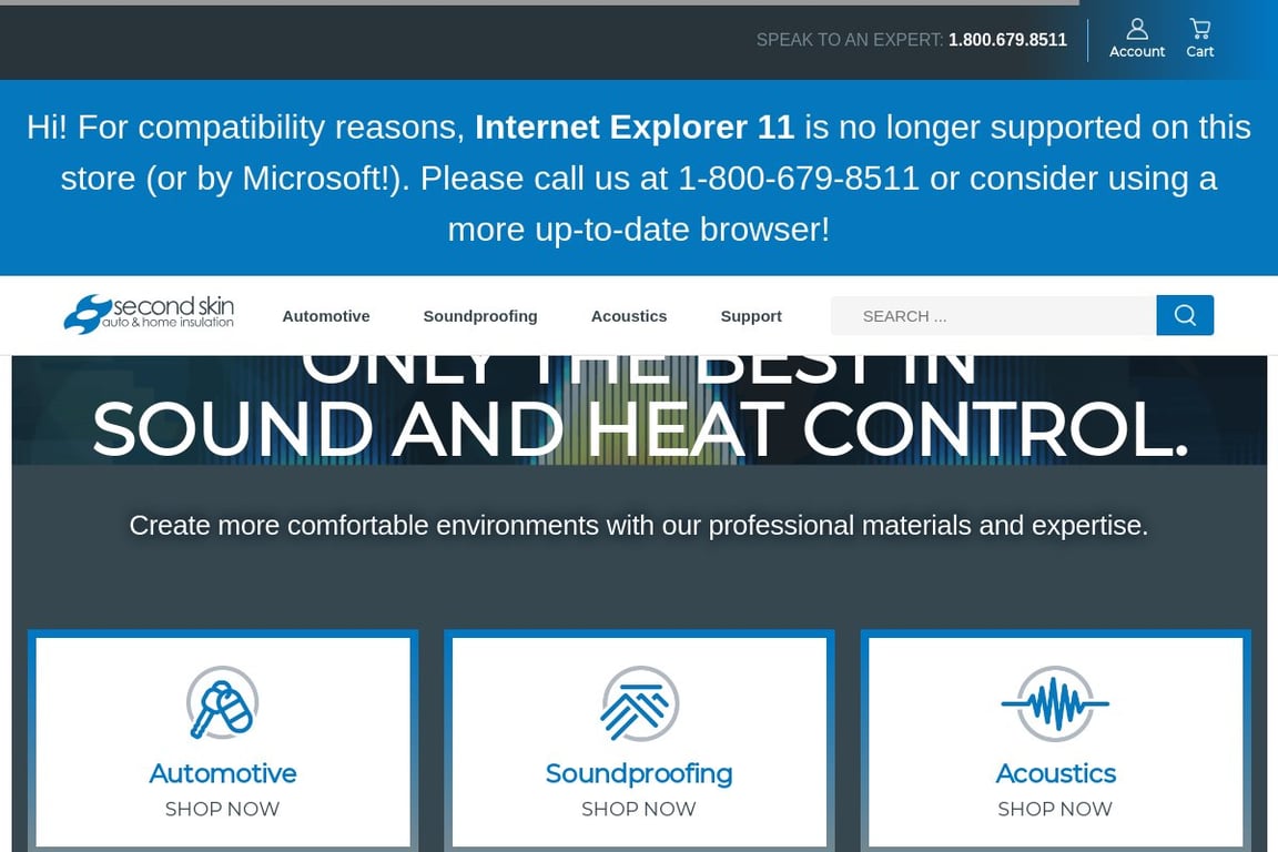 Second Skin Audio homepage