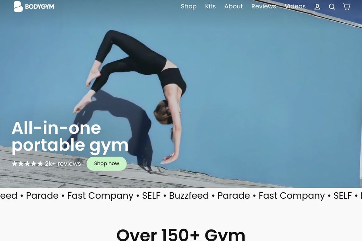 BODYGYM homepage
