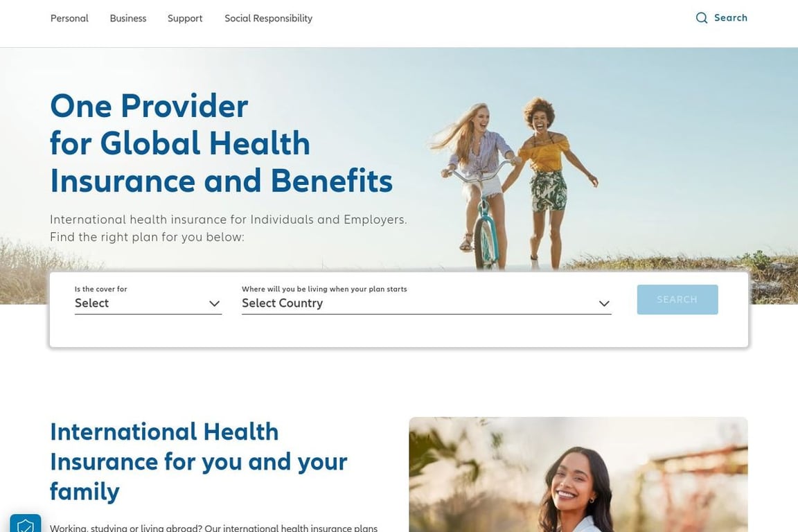 Allianz Global Assistance homepage