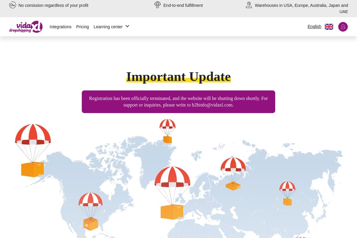 DropshippingXL homepage