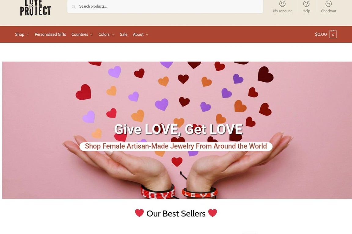 Love Is Project homepage