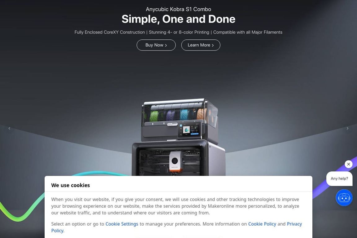 Shenzhen Anycubic Technology Co.,LTD homepage