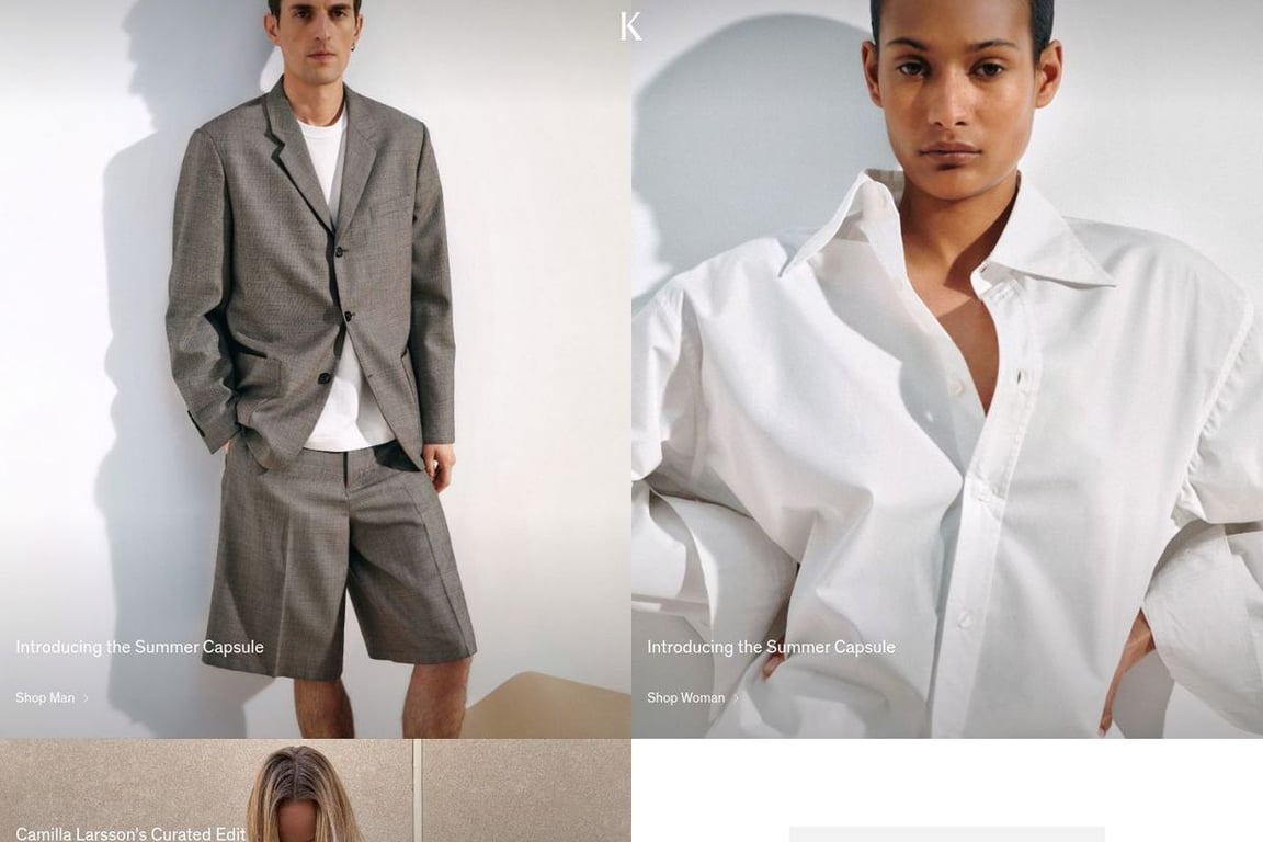 Filippa K homepage