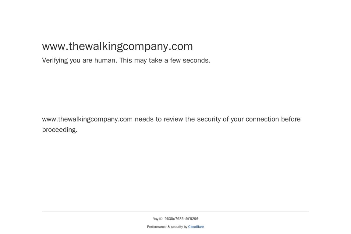 The Walking Company homepage