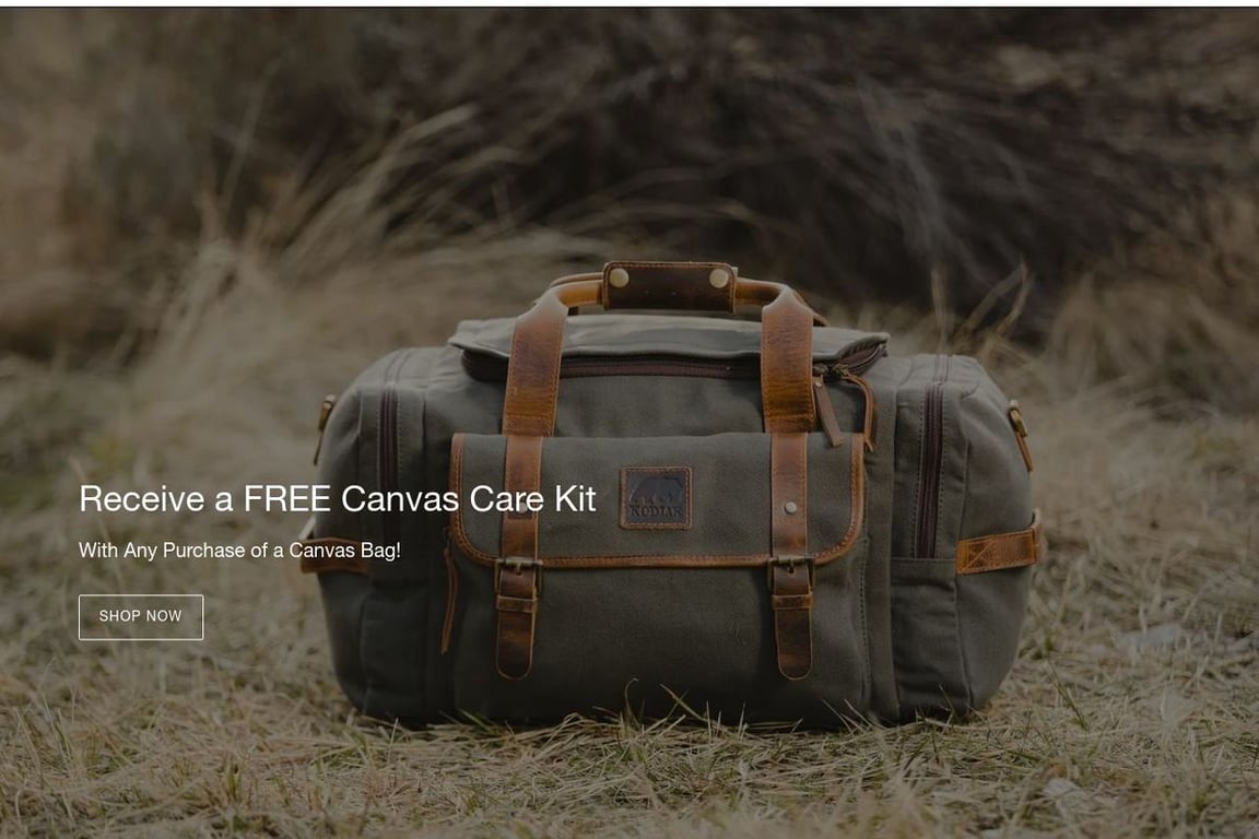 Kodiak Leather Co. homepage