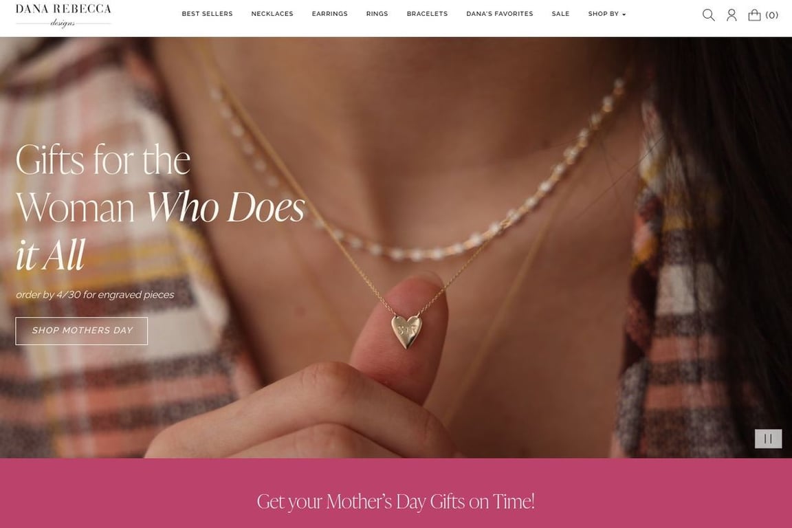 Dana Rebecca Designs homepage