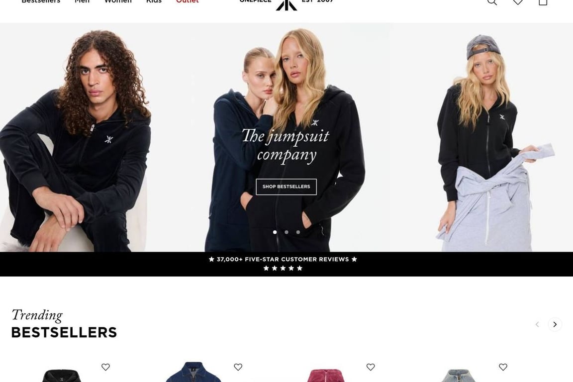 Onepiece UK homepage