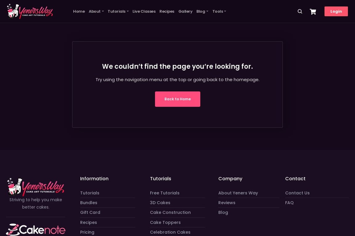 Yeners Way affiliate program signup page