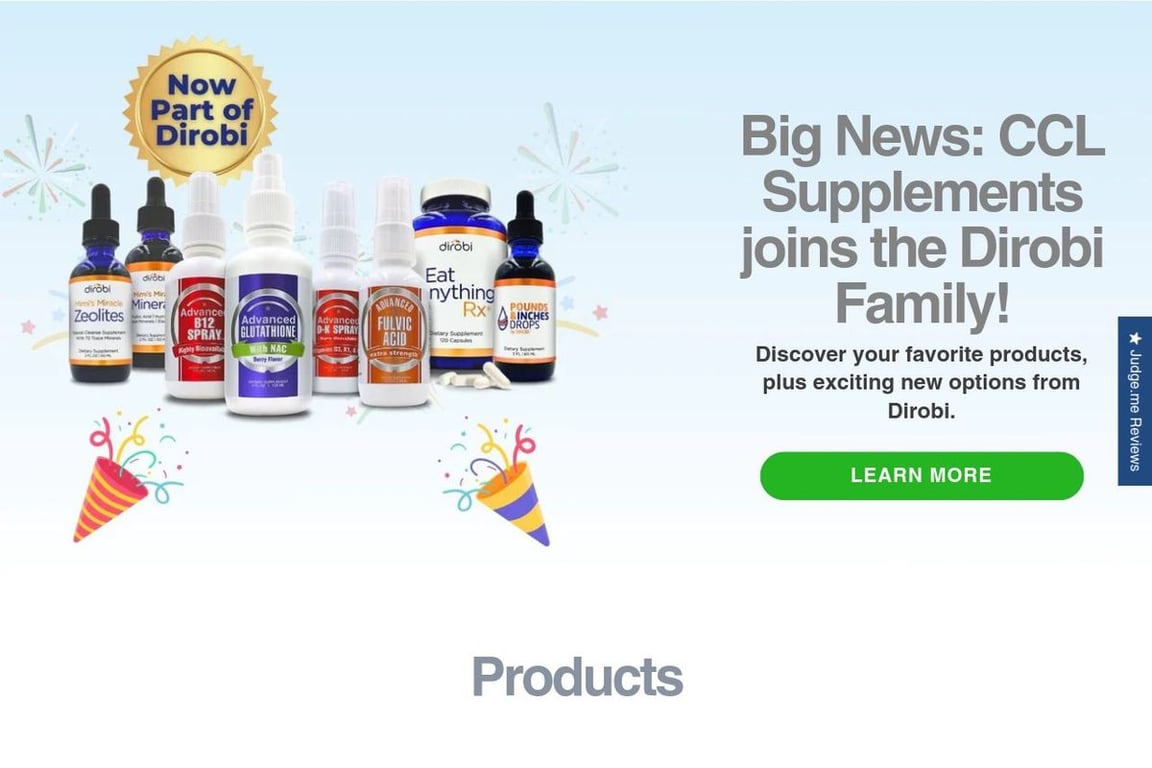 CCL Supplements homepage