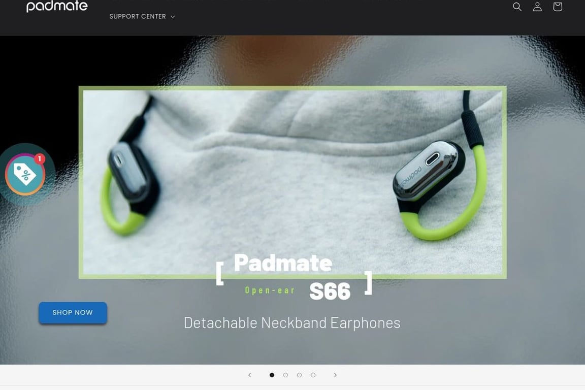 Padmate homepage