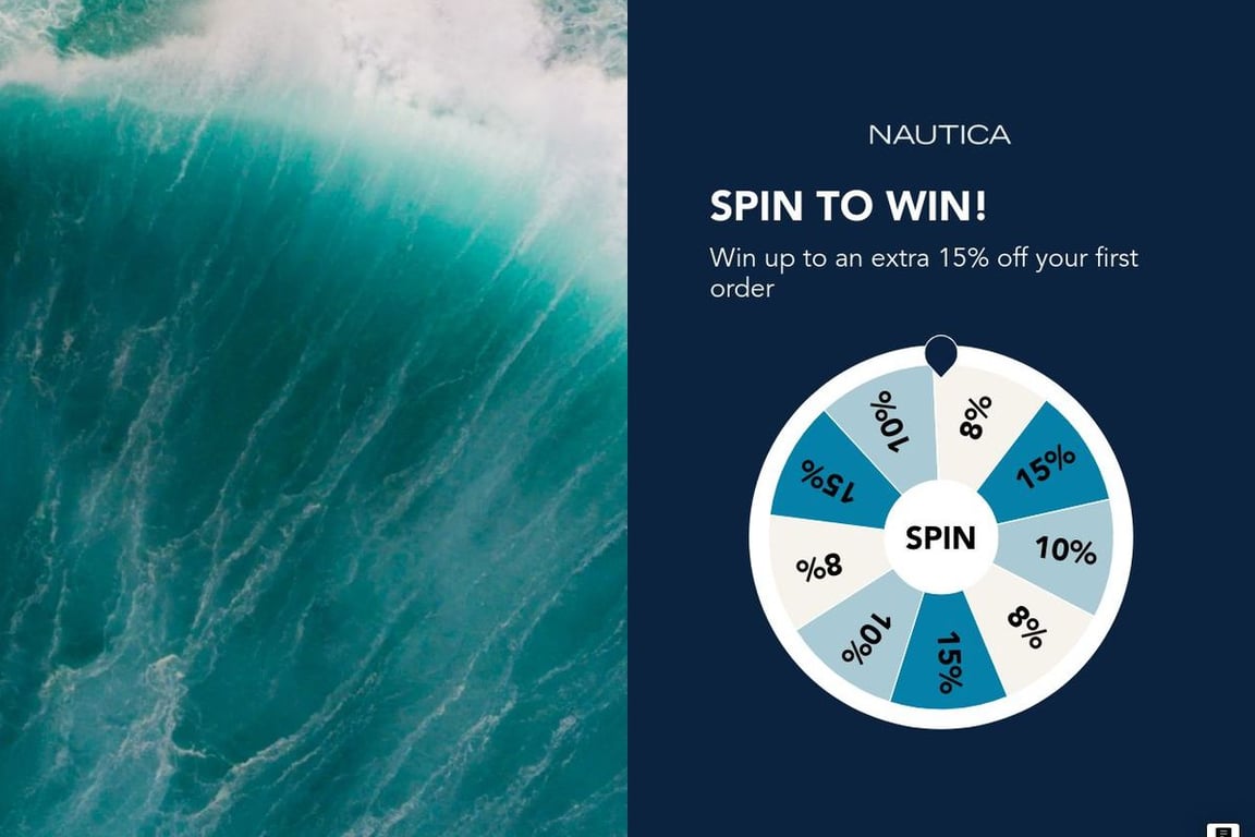 Nautica.com homepage