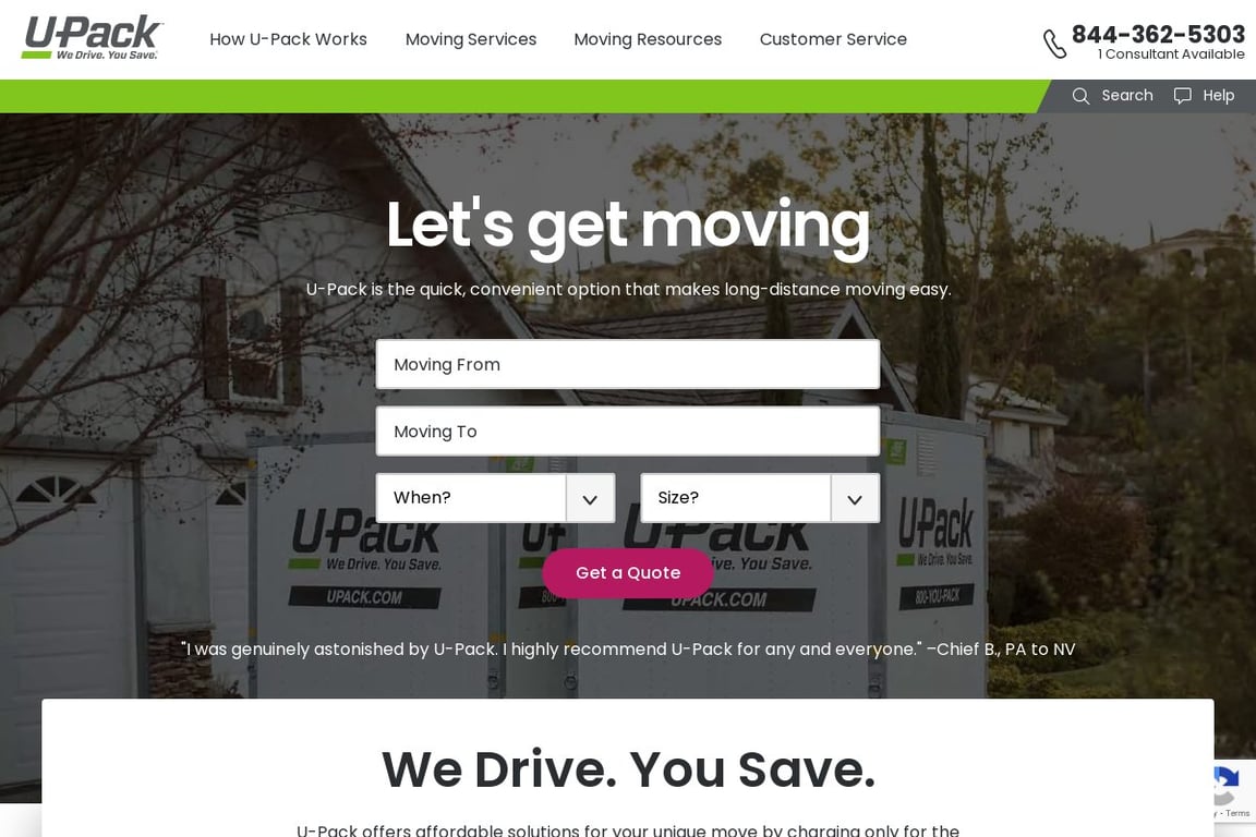 UPack homepage