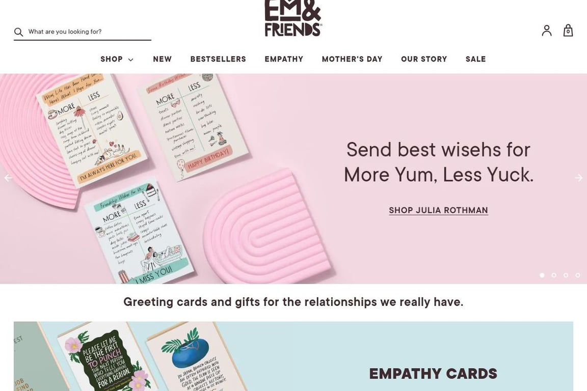 Emily McDowell & Friends homepage