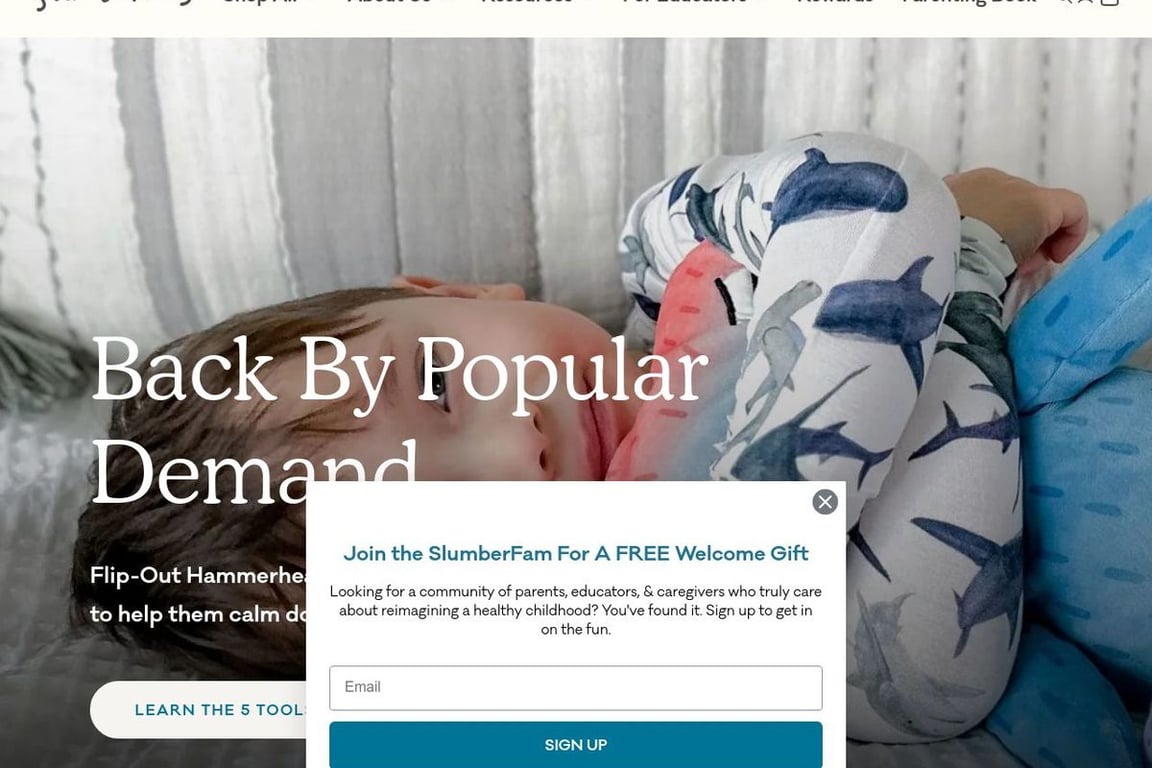 Slumberkins homepage