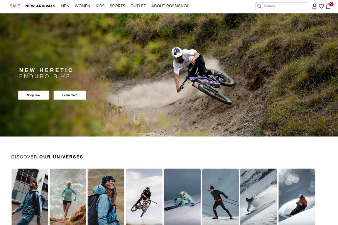 Rossignol homepage