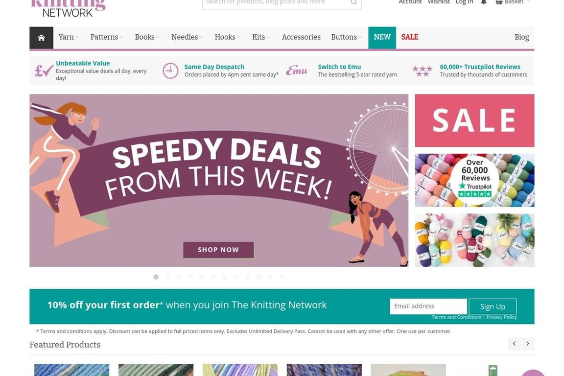 The Knitting Network homepage