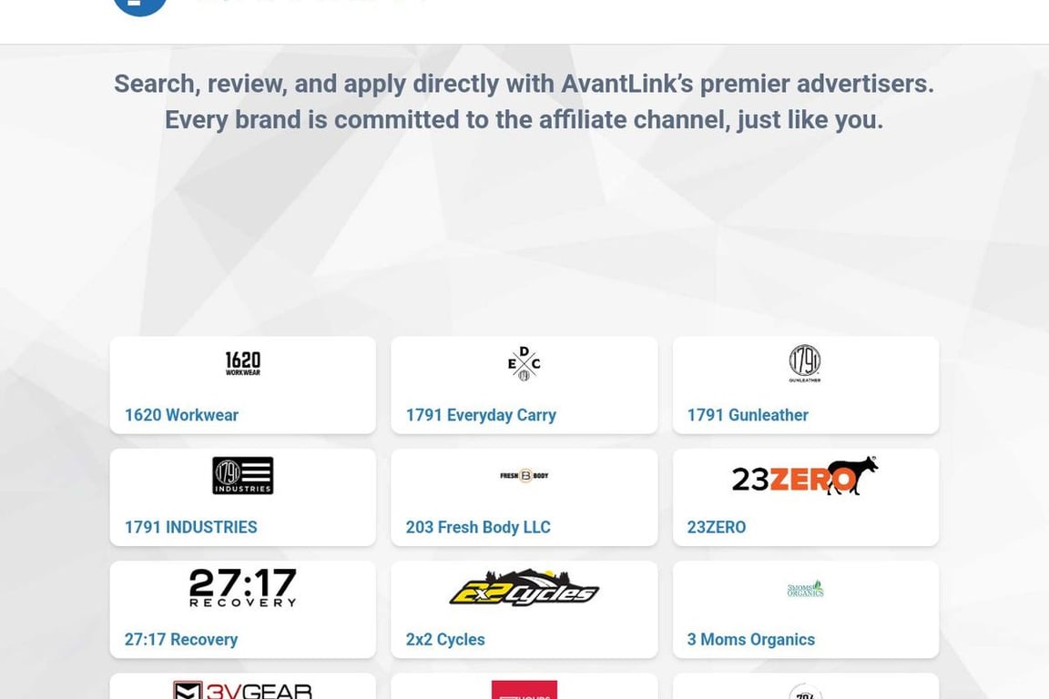 Dish Denim affiliate program signup page