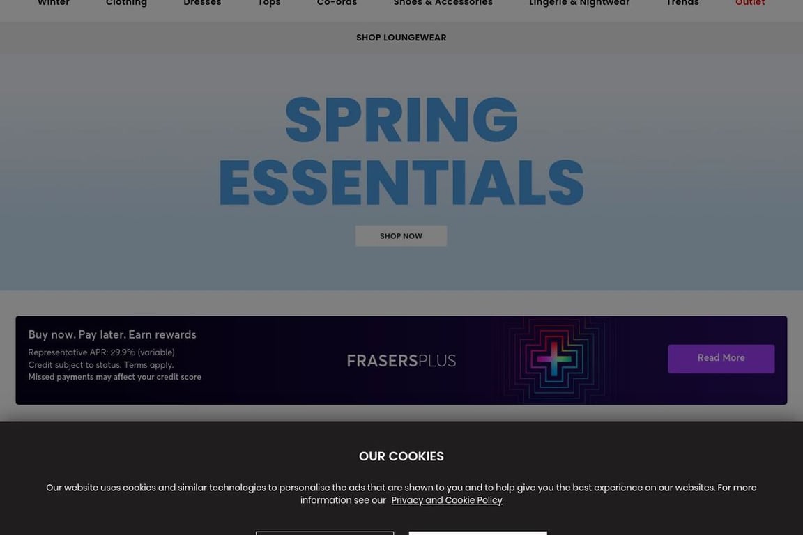 I Saw It First US homepage