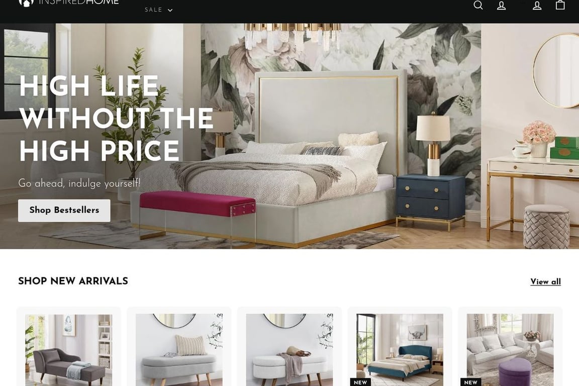 Inspired Home homepage
