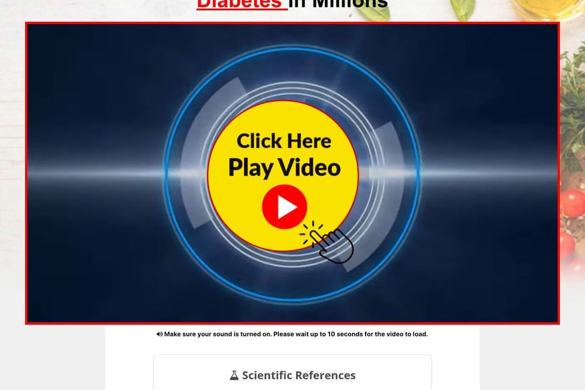 Diabetes Freedom homepage