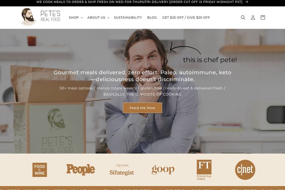 Pete’s Paleo homepage