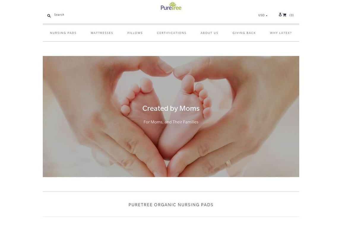 PureTree homepage