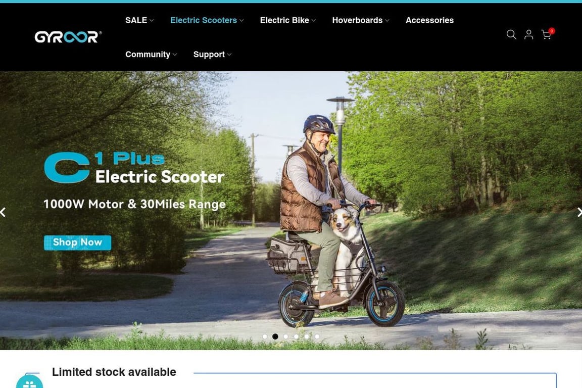 Gyroorboard homepage