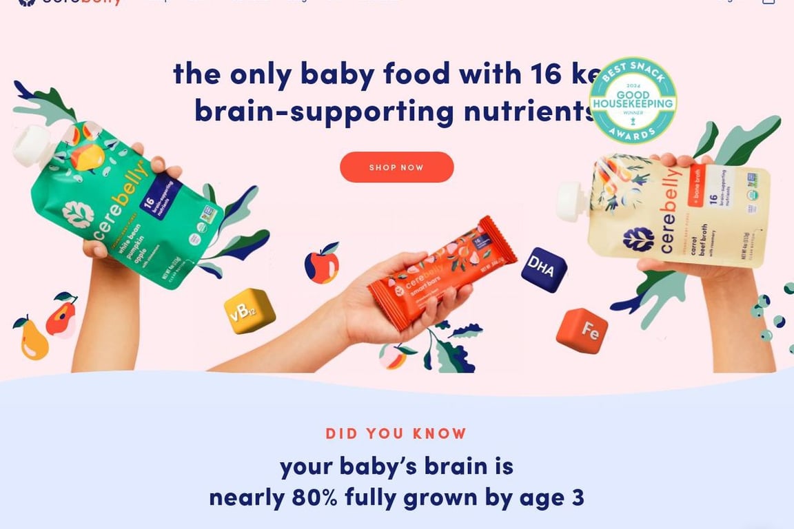 Cerebelly homepage