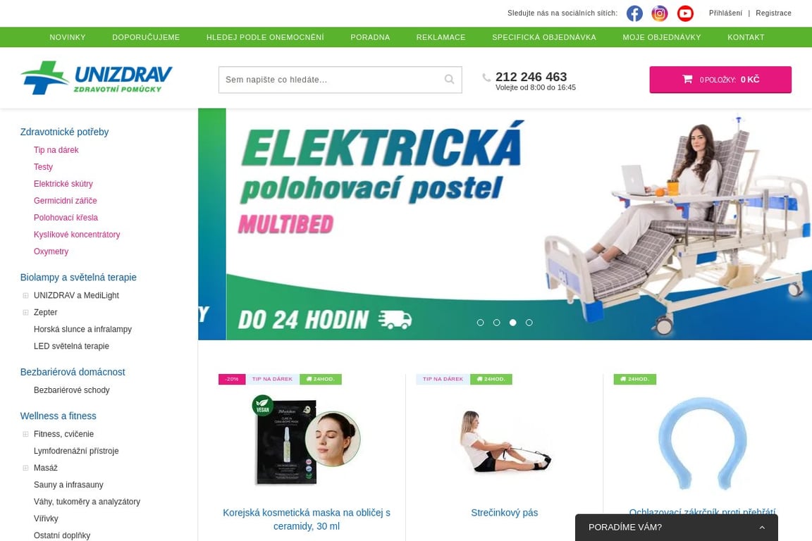 Unizdrav homepage
