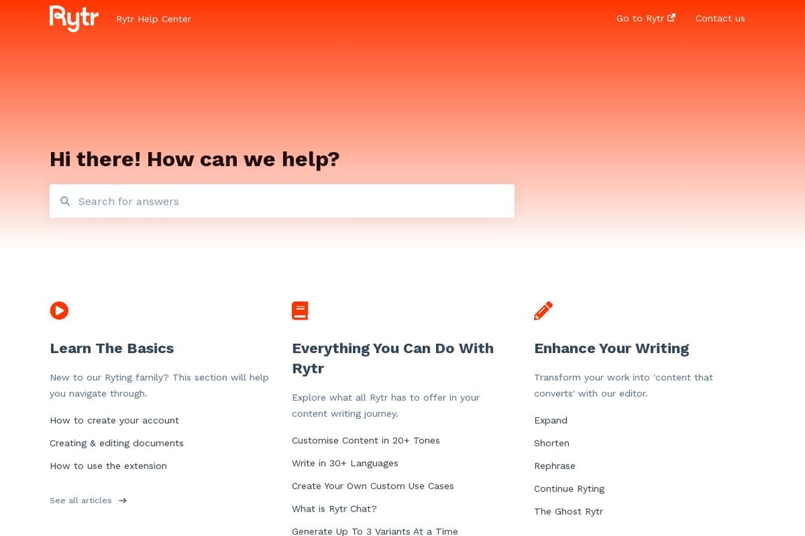 Rytr affiliate program signup page