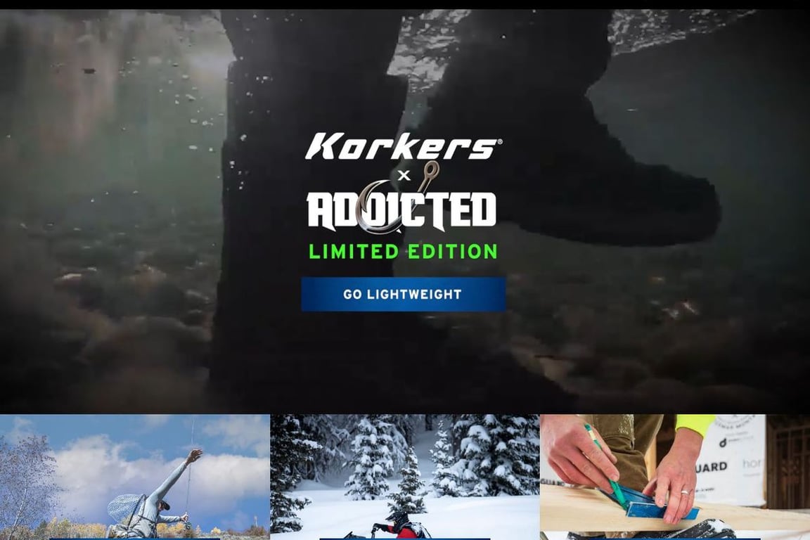 Korkers homepage