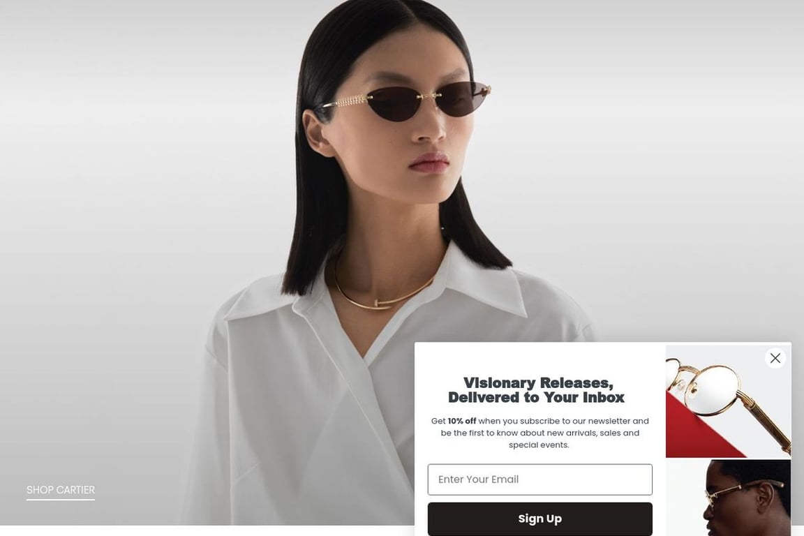 Designer Eyes homepage