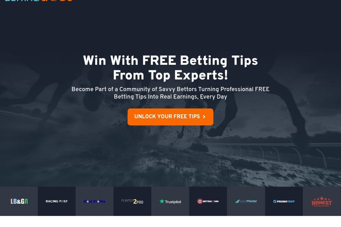 Betting Gods homepage