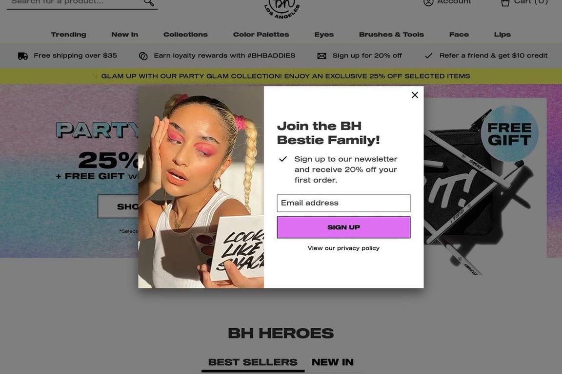 Bh store cosmetics coupon