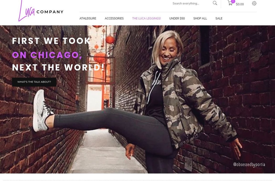 Luca Company homepage
