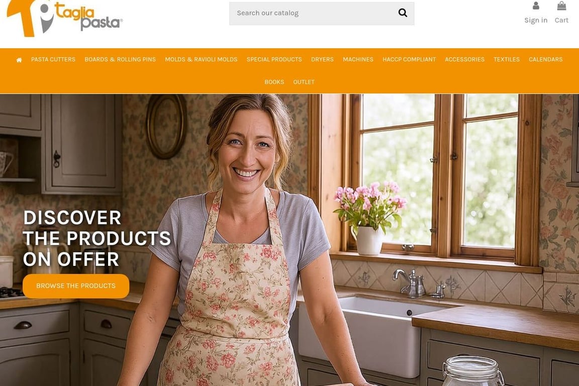 Taglia pasta homepage