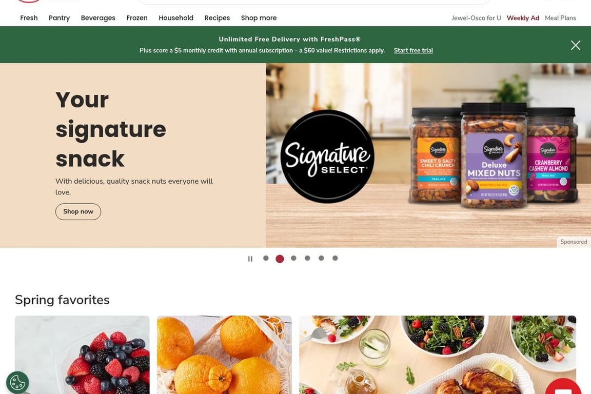 Jewel Osco homepage