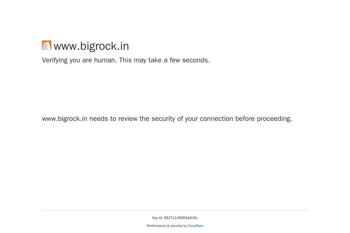 BigRock homepage