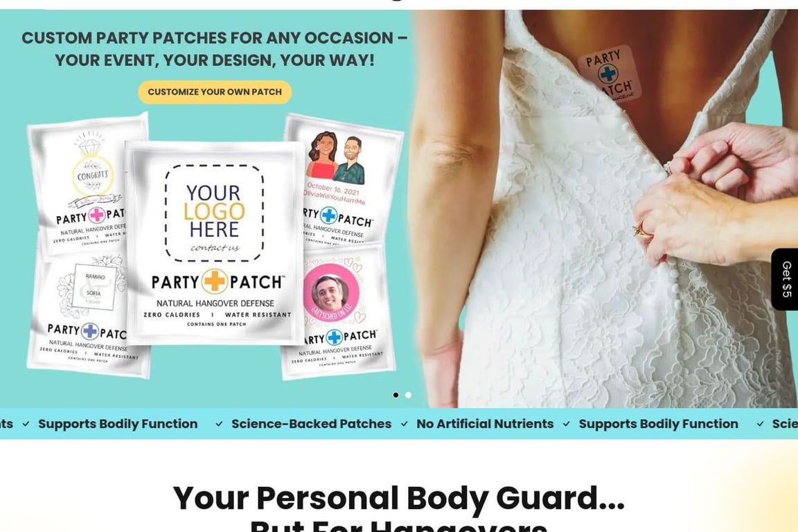 Party Patch homepage
